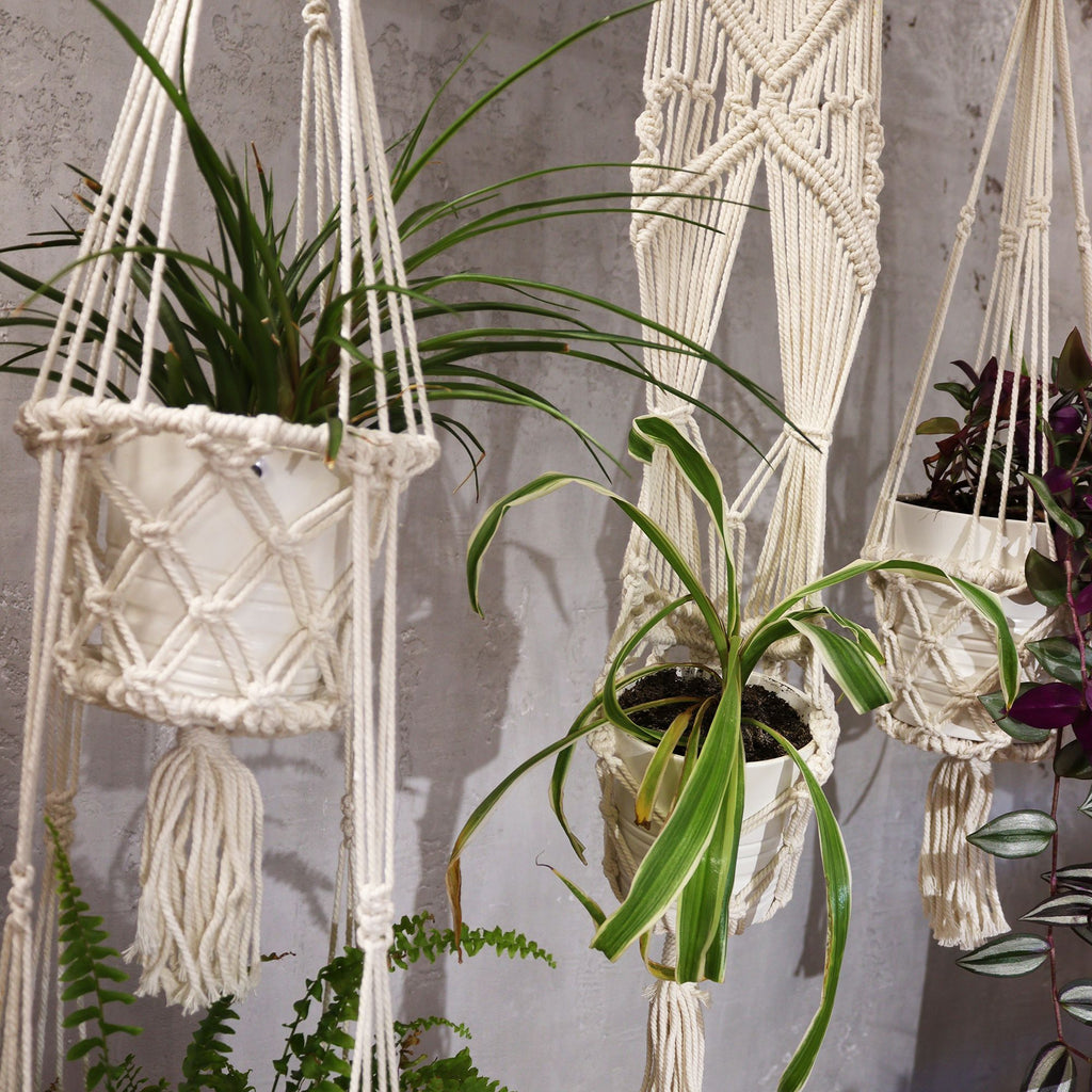 Double Pot Holder Macrame Handmade