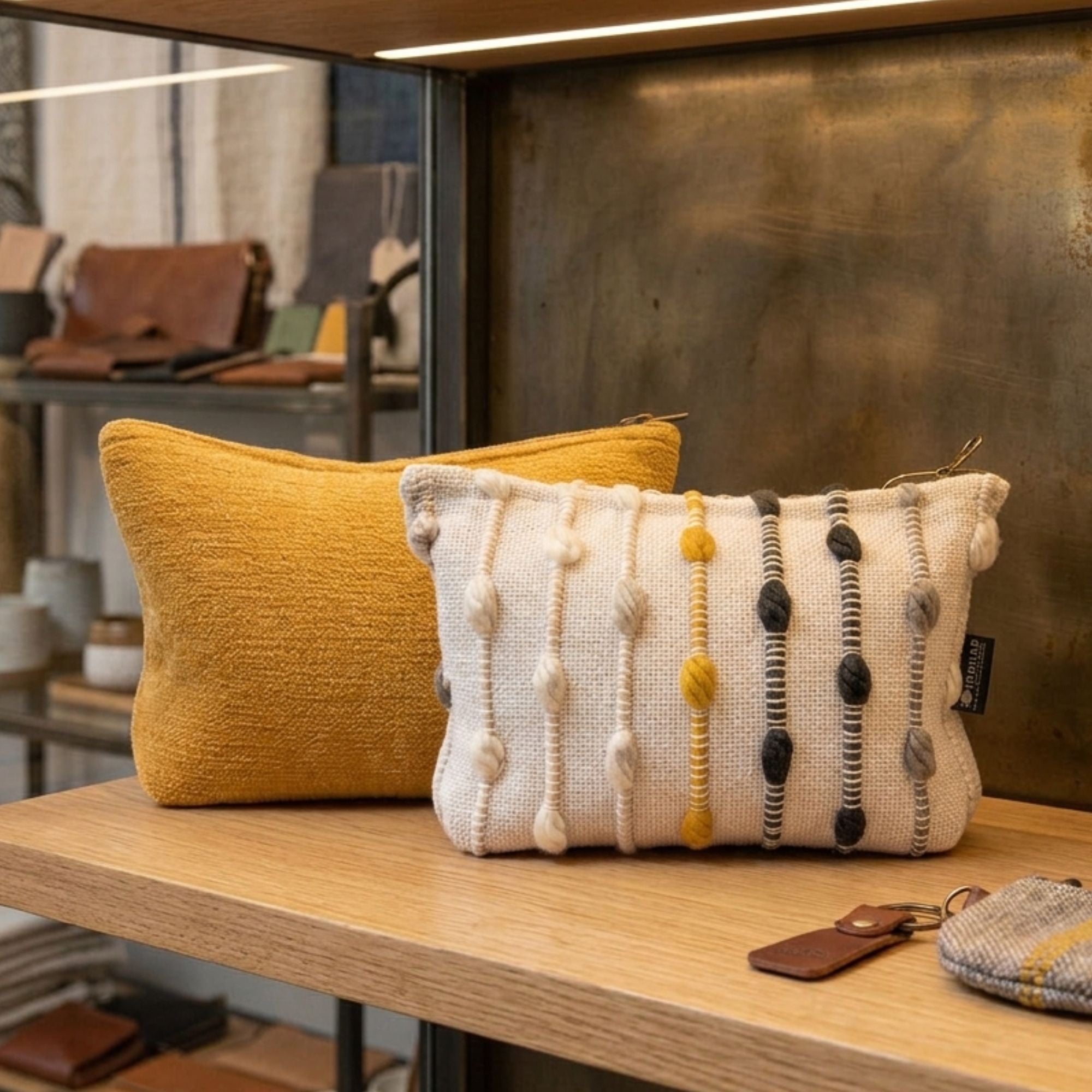 Jacquard Handmade Toiletry Bag Moonlit Weave