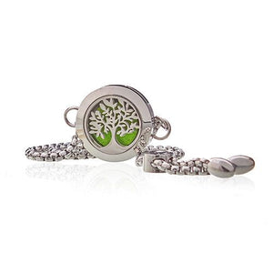 Locket Bracelet Stainless Steel Aromatherapy Diffuser Tree of Life