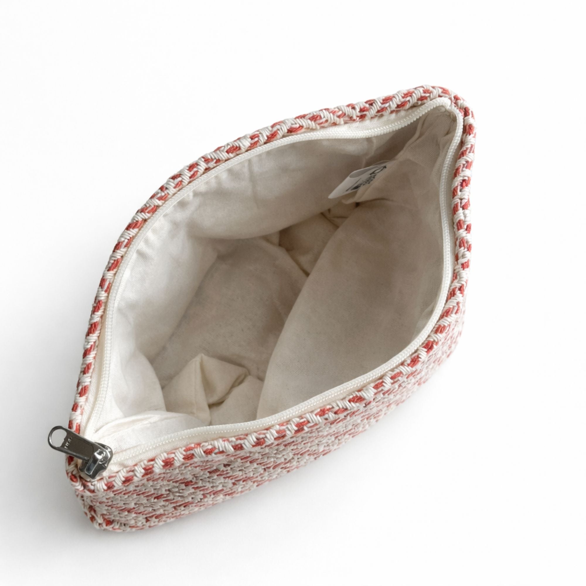 Jacquard HandmadeToiletry Bag Coral Maze