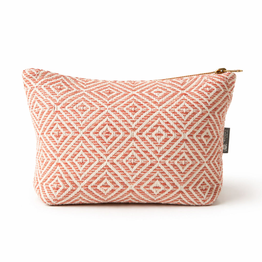 Jacquard HandmadeToiletry Bag Coral Maze