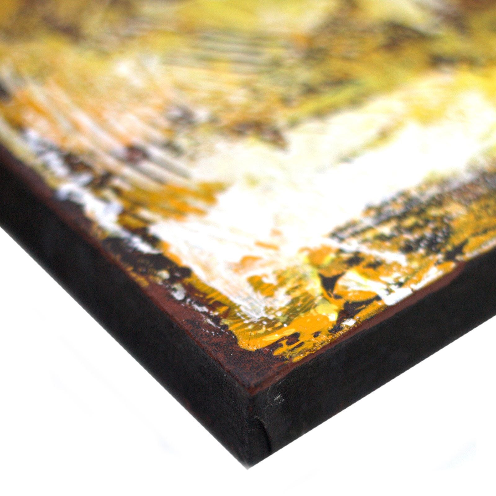 Buddha Painting Blue Sand Finish